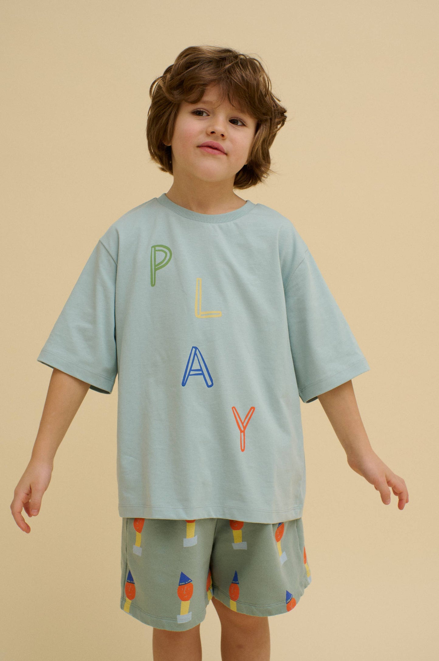 ORGANIC COTTON PLAYFULL SWEATSHORTS