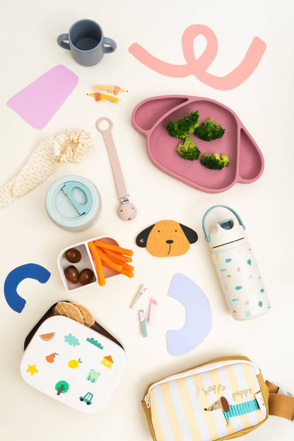 STAINLESS STEEL LUNCHBOX with compartments for KIDS Rainbow