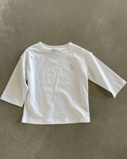 True long sleeve: White