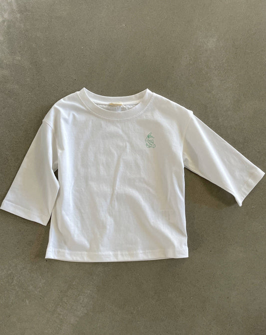 True long sleeve: White