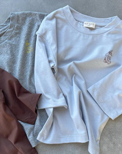 True long sleeve: Light Blue