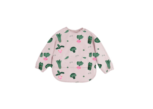Long Sleeve Baby Bib Veggie Pals