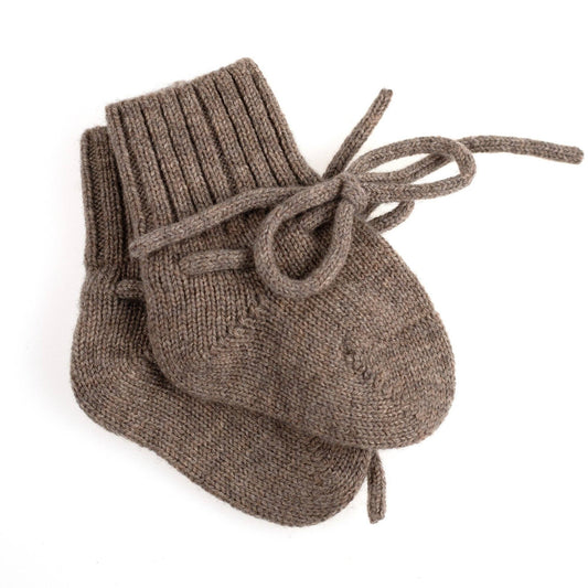 Woolen Baby Socks / Newborn Socks - Merino Wool - Cobble