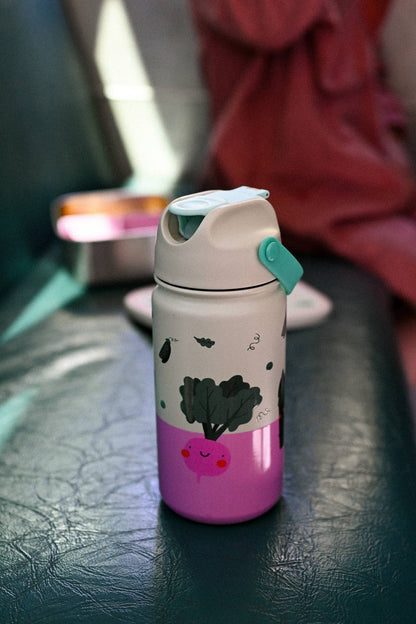 Insulated Stainless Steel Bottle for Kids Veggie Pals