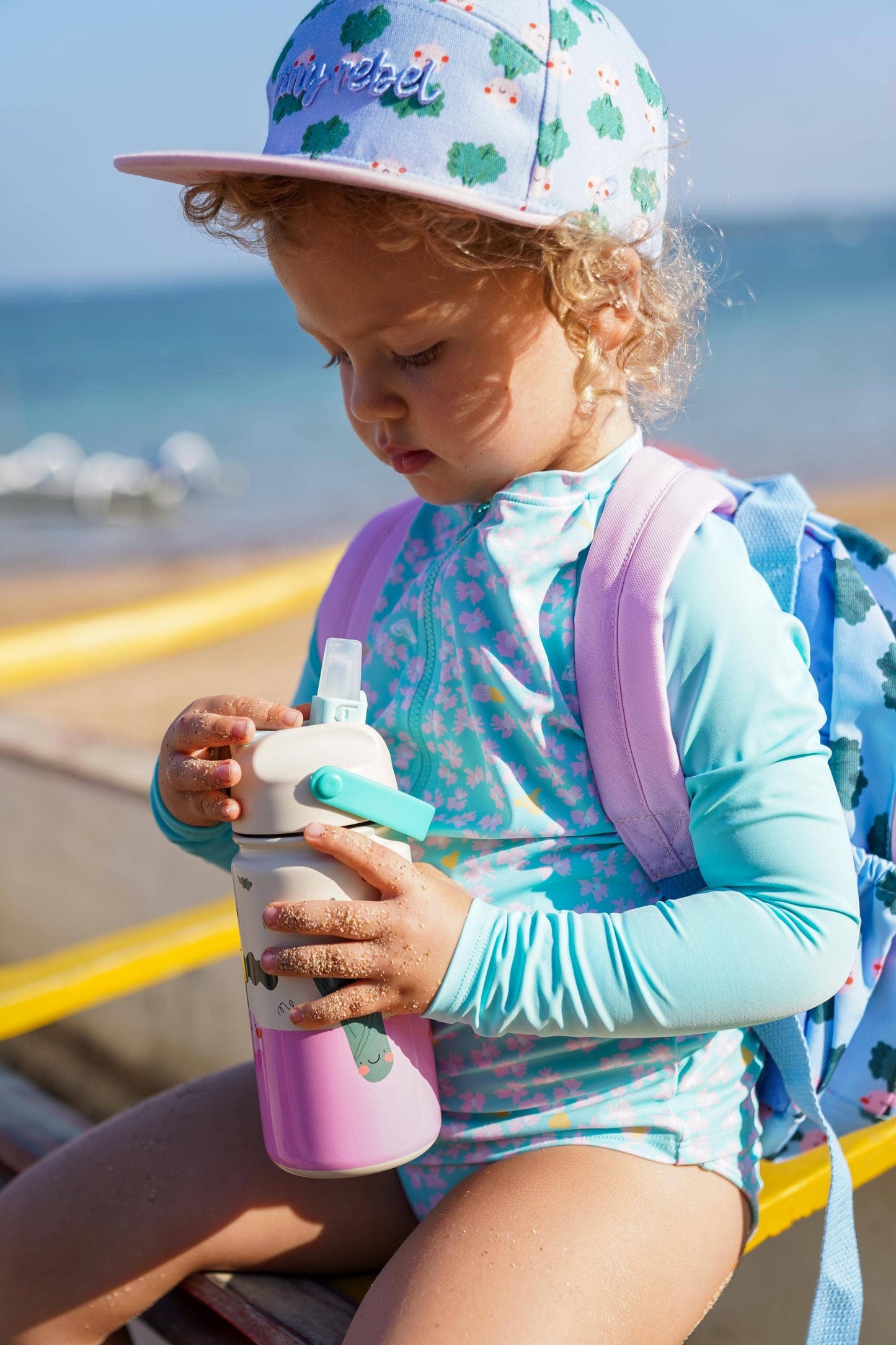 Insulated Stainless Steel Bottle for Kids Veggie Pals