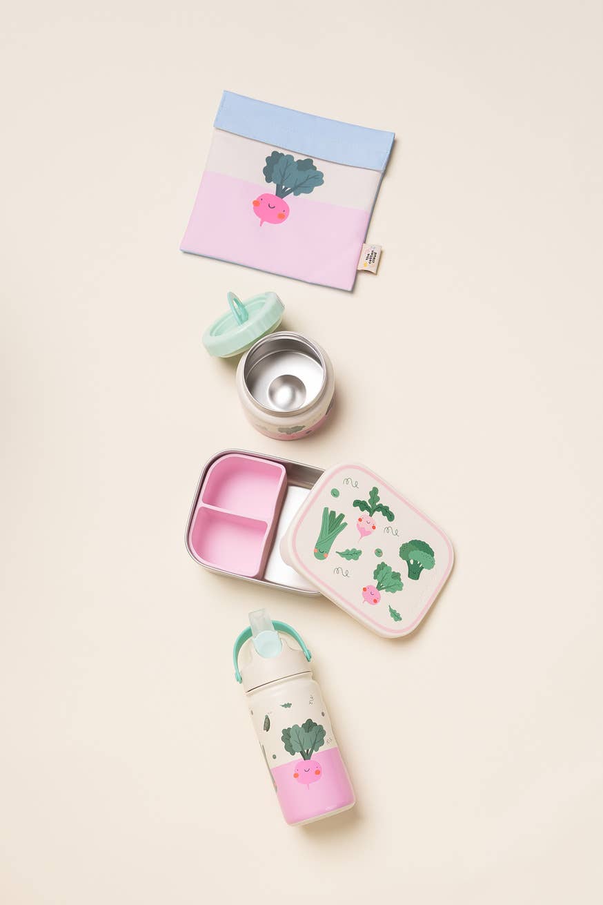 STAINLESS STEEL LUNCHBOX with compartments Veggie Pals