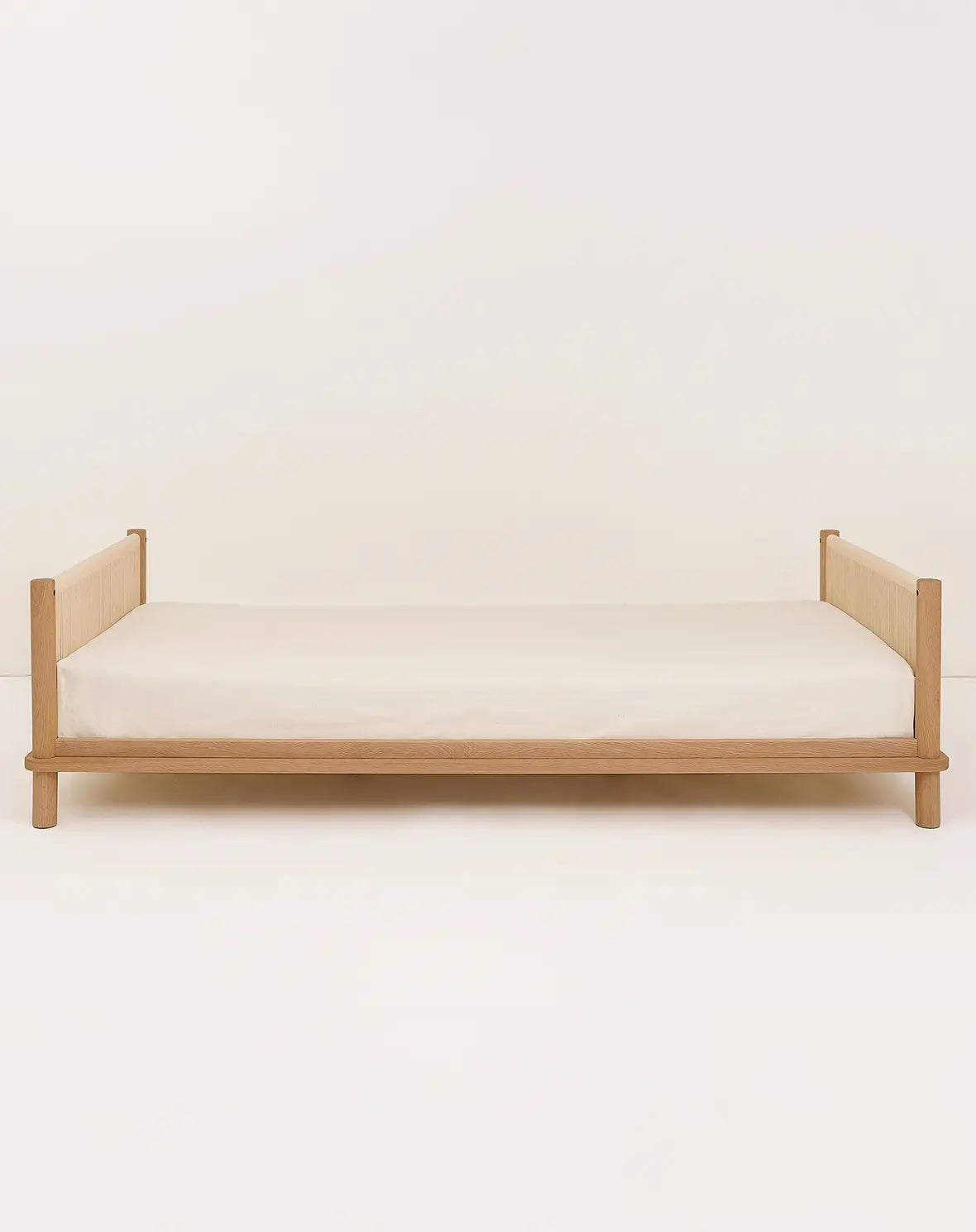 Latitude Single Bed Solid Oak Wood Natural – Nobodinoz