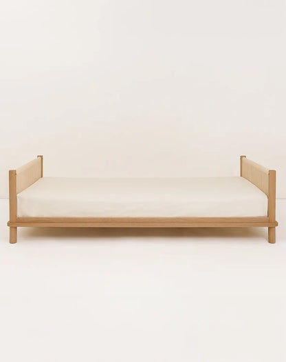 Latitude Single Bed Solid Oak Wood Natural – Nobodinoz