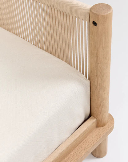 Latitude Single Bed Solid Oak Wood Natural – Nobodinoz