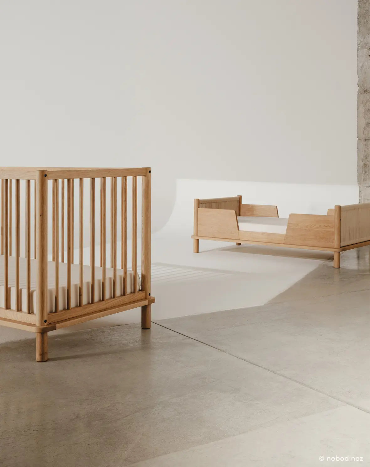 Latitude Junior Bed Set with Two Safety Rails – Nobodinoz