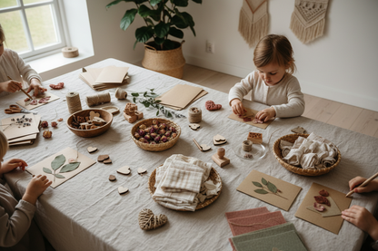 more nutral tones and natural products