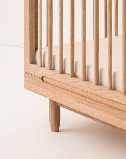 Pure Oak Wood Evolutive Crib Natural – Nobodinoz