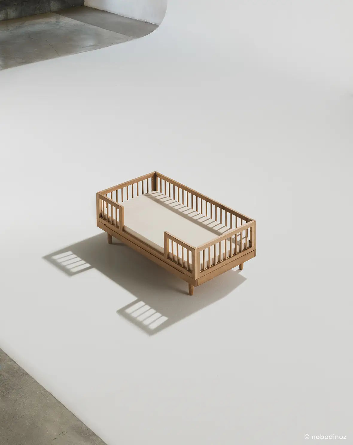 Pure Oak Wood Junior Evolutive Bed Natural – Nobodinoz