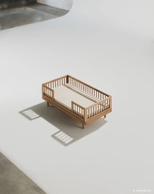 Pure Oak Wood Junior Evolutive Bed Natural – Nobodinoz